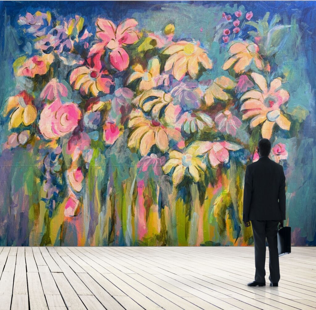 janet bright wallpapers murals canadian artist